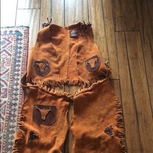 John R Craighead chaps and vest.
